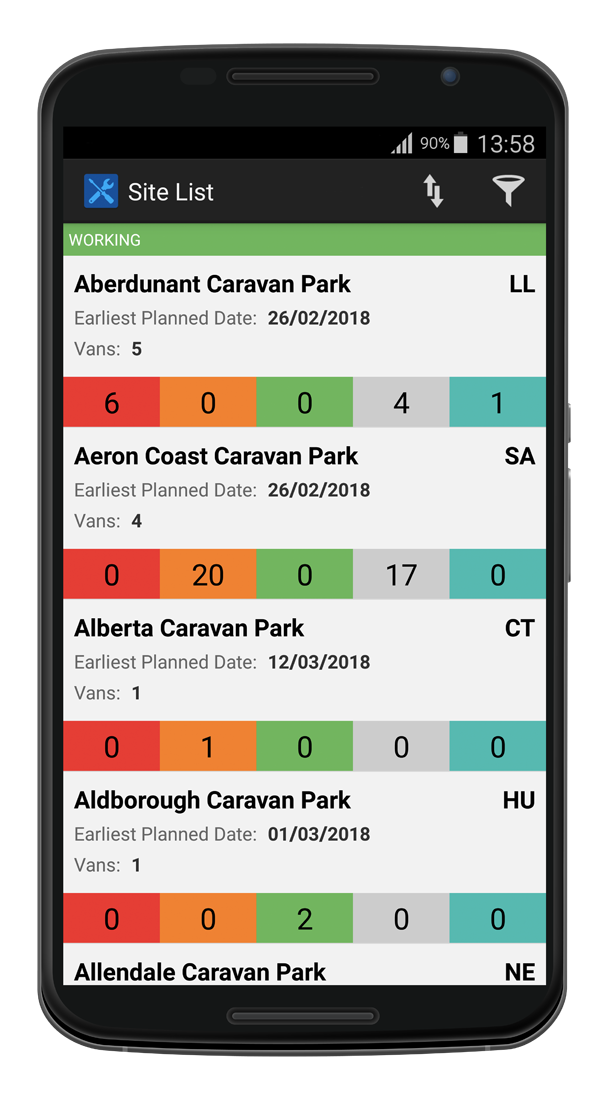 Willerby Field Service App